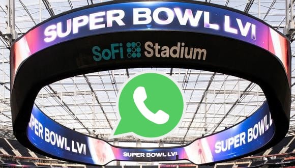 Siente el espíritu deportivo del Super Bowl hasta en tu cuenta de WhatsApp (Foto: EFE)
