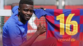 Otro refuerzo para Valverde: Barcelona hizo oficial el 'fichaje' de Moussa Wagué