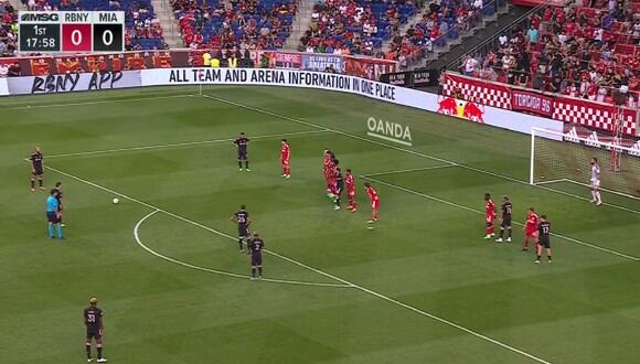 Gonzalo Higuaín anotó un golazo de tiro libre en la MLS. (Foto: Captura MLS)