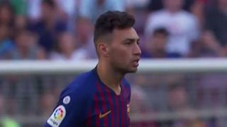 Gracias al pase de Messi: Munir puso el 1-1 del Barcelona ante Athletic Club Bilbao [VIDEO]
