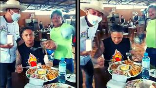 Video Viral: Jonathan Maicelo es ‘troleado’ en vivo cuando se sometía a desafío de comida