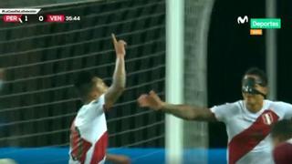 Le pegó lindo: Christian Cueva marcó el 1-0 en el Perú vs. Venezuela [VIDEO]