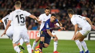 Tablas: revisas las incidencias del Barcelona 2-2 Valencia en Camp Nou por la Liga Santander 2019