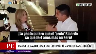 ¿Se queda? Esposa de Gareca habló sobre renovación del ‘Tigre’ a horas del Perú vs. Australia [VIDEO]