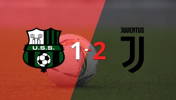 Juventus gana de visitante 2-1 a Sassuolo