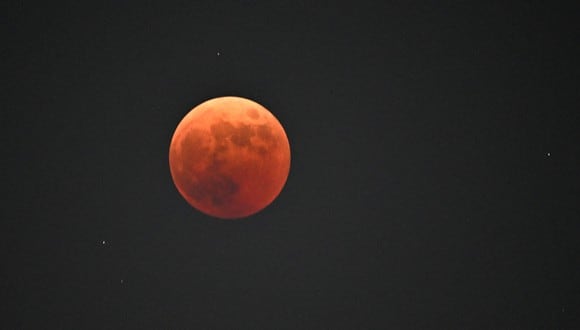 El eclipse lunar es uno de los espectáculos astronómicos más esperados en el 2023 (Foto: AFP)