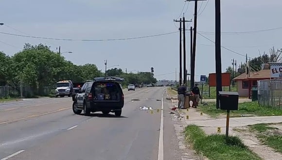 Se encontró un vehículo dañado en el lugar de una colisión mortal cerca de una parada de autobús en Brownsville, Texas. (Foto: Getty Imagenes).