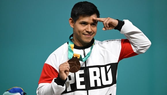 Luis David Bardales logró medalla de bronce en los Juegos Panamericanos Santiago 2023. (Foto: AFP)