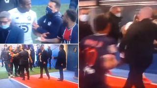 Neymar vio la roja y continuó el caliente cruce con su rival en los vestuarios [VIDEO]