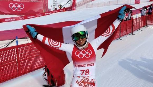La cuenta oficial de los Juegos Olímpicos resaltó la participación de la esquiadora nacional. Foto: @COP_Peru.