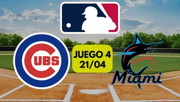 ¡No te pierdas el último juego de la serie! Ve Cubs vs Marlins en vivo el 21 de abril desde Florida. Accede a toda la información para disfrutarlo a través de MLB.TV y Star+. | Crédito: Canva / Composición Depor