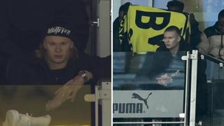 No lo puede creer: la reacción de Haaland durante la derrota del Dortmund ante Rangers