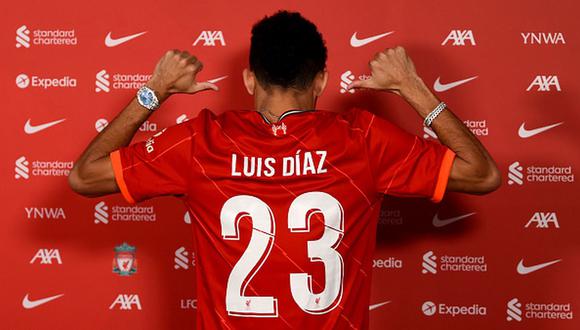 ¿Por qué Luis Díaz eligió el número '23' en el Liverpool? (Foto: Getty Images).