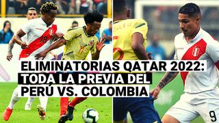Perú vs. Colombia: toda la previa del partido por la séptima jornada de las Eliminatorias Qatar 2022