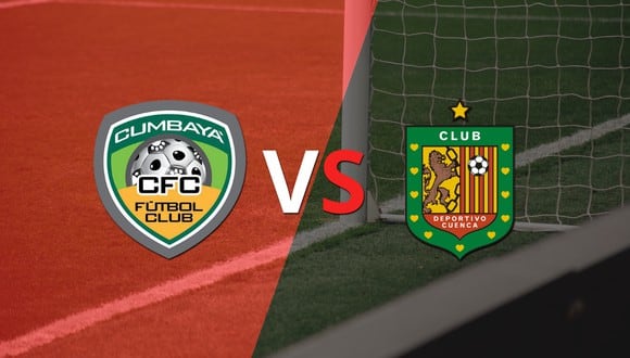 Cumbayá FC y Deportivo Cuenca se mantienen sin goles al finalizar el primer tiempo