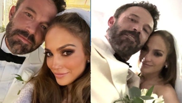Jennifer Lopez y Ben Affleck confirmaron su matrimonio en Las Vegas con extenso comunicado y fotografías inéditas. (Foto: onthejlo.com)