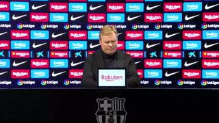 Ronald Koeman: “Hay gente a la que le interesa hacer daño al Barcelona y a Messi”