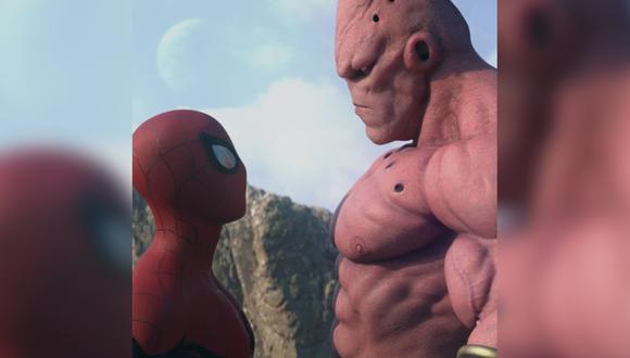 Artista imagina un combate entre Spider-Man y Majin Buu y el resultado es hilarante. (Foto: @oscar3d1996)