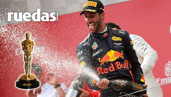 Daniel Ricciardo fue premiado como mejor director por tomar una cámara de televisión y filmar los boxes de Mercedes-Benz durante la fecha en Italia. (Difusión/Ruedas&Tuercas)