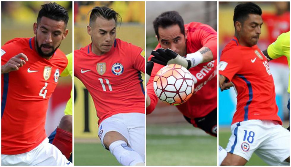 El once de Chile para enfrentar a la Selección Peruana.
