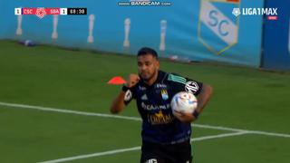 ¡Canjeó penal por gol! Brenner Marlos marcó el 1-1 de Sporting Cristal vs. Sport Boys [VIDEO]