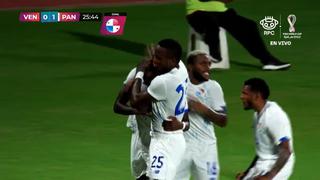 Con asistencia de Alberto Quintero: gol de Fajardo en el 1-0 de Panamá vs. Venezuela [VIDEO]