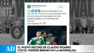Claudio Pizarro rompe nuevo récord con Werder Bremen