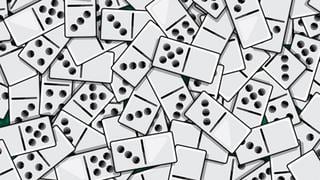 Hecho solo para conocedores: reconoce las fichas de dominó blancas del reto visual de hoy