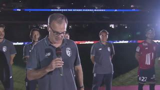 Lo más emotivo del día: el vibrante discurso de Marcelo Bielsa en la presentación del Lille