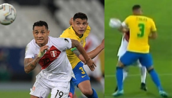 Roberto Tobar no consideró necesario el uso del VAR en polémica jugada del Perú vs. Brasil. (Foto: Twitter)