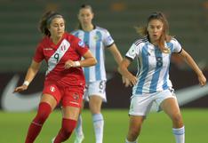 Perú perdió 4-0 con Argentina en su debut por la Copa América Femenina