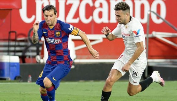 Barcelona y Sevilla lucharán por el pase a la final de la Copa del Rey. (Foto: AFP)