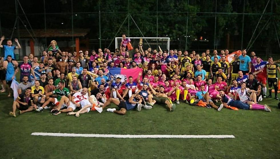 Champions Ligay, el primer torneo de la comunidad LGTBI+ se jugó en Río de Janeiro. (Facebook LGNF - LiGay Nacional de Futebol)