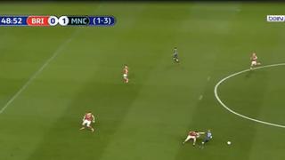 Ingenio puro con el taco de De Bruyne y exquisitez para el gol de Sergio Agüero [VIDEO]