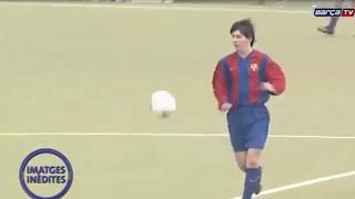 Messi y un video inédito a los 15 años: sus genialidades con la camiseta '10' y '15'