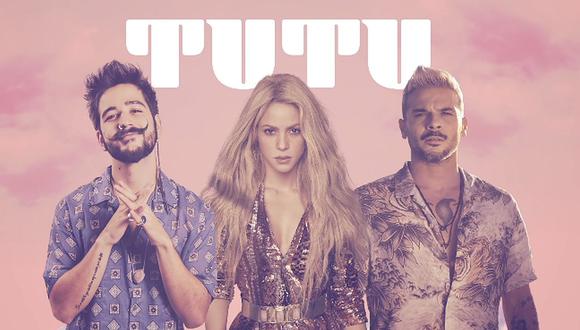 Shakira se unió a Camilo y Pedro Capó para el remix de “Tutu”. (Foto: Captura de YouTube)