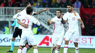 España derrotó a Albania 2-0 en Shkoder por Eliminatorias Rusia 2018