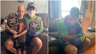 ¡Le llevó regalos! John Cena visitó a un niño con cáncer durante la cuarentena por el coronavirus