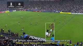 ¿Bien anulado? Se reveló audio del VAR en gol invalidado a Barcos contra Colo Colo por Libertadores