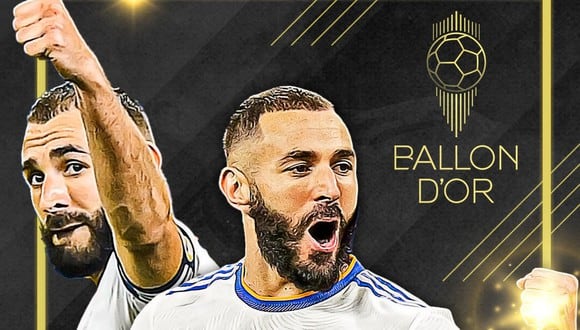 Karim Benzema es uno de los 30 finalistas al Balón de Oro 2021. (Real Madrid Twitter)