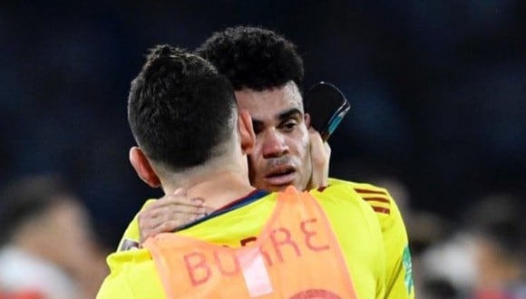 Luis Díaz quedó al borde de las lágrimas tras la derrota de Colombia ante Argentina por Eliminatorias Qatar 2022. (Foto: Getty Images)