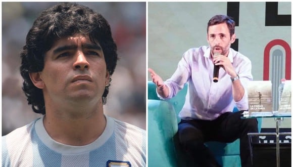 Periodista chileno reveló que la Policía un Ucrania lo liberó gracias a Maradona. (Foto: IG daniel_m_t/AP)