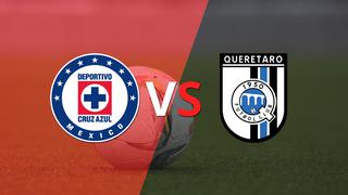Termina el primer tiempo con una victoria para Cruz Azul vs Querétaro por 1-0