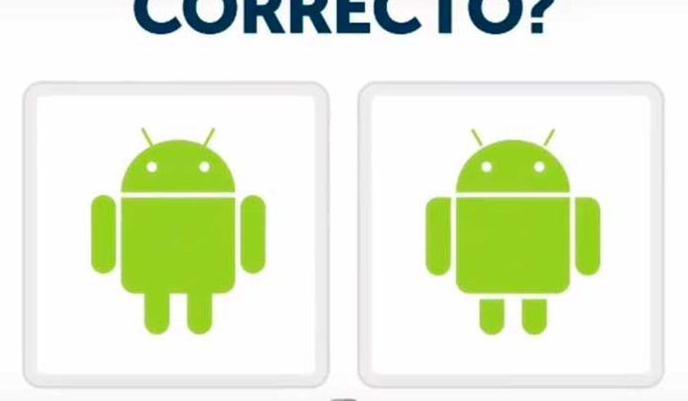 Mira la imagen a continuación y ubica el logo correcto de Android en solo 7 segundos. (Fotos: Facebook)