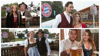 Jugadores de Bayern Munich y Ancelotti disfrutaron a lo grande el Oktoberfest