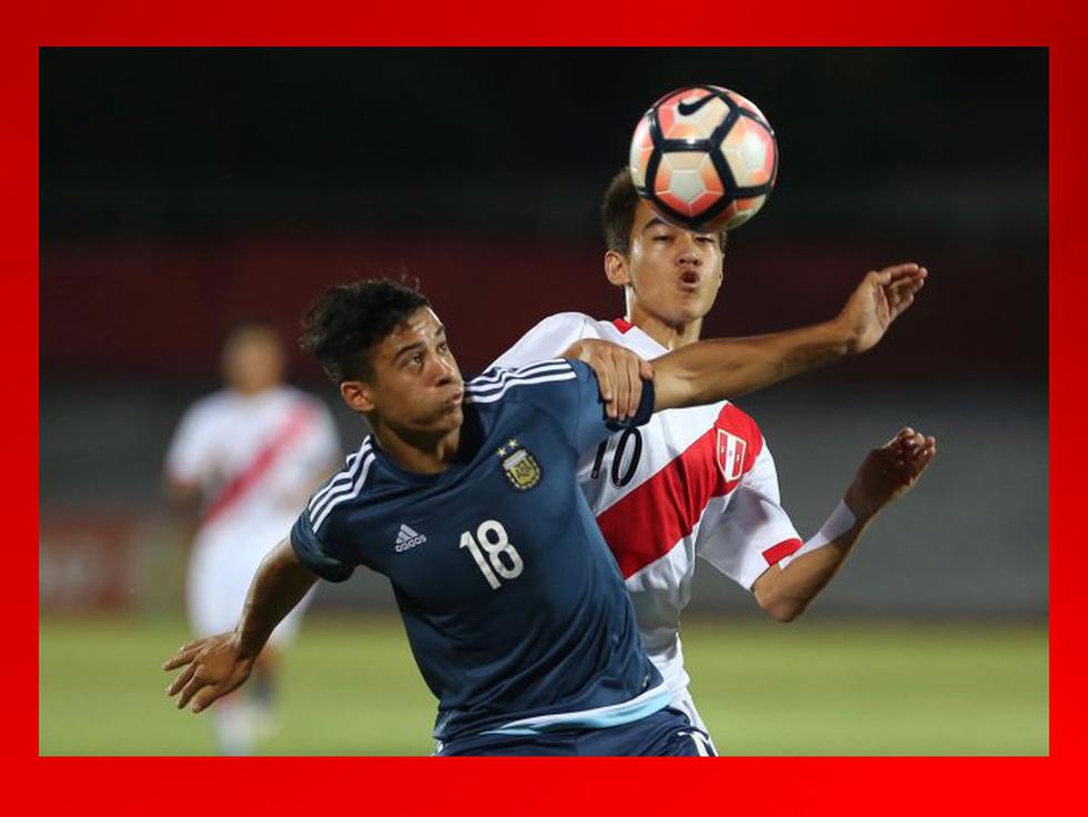 Perú vs. Argentina: las imágenes del duelo por el Sudamericano Sub 17. (FPF)