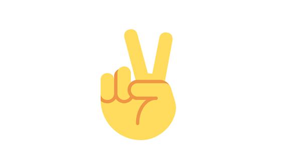 ¿Quieres saber qué quiere decir la mano con dos dedos en WhatsApp? Aquí te decimos el significado del emoji. (Foto: Emojipedia)