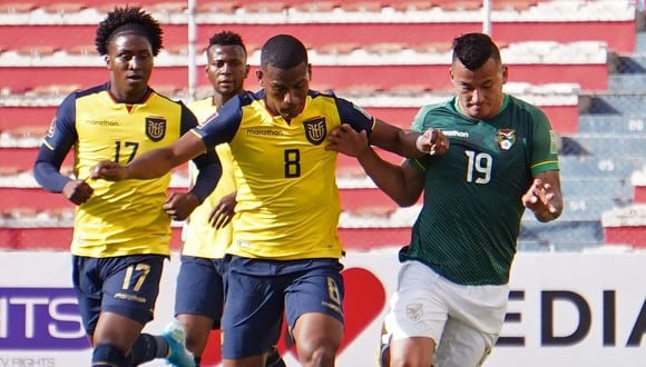 Ecuador vs. Bolivia se enfrentan en La Paz por las Eliminatorias Qatar 2022. (Foto: AFP)