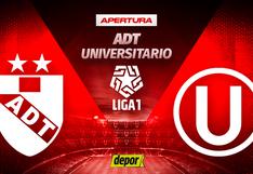 Liga 1 MAX ONLINE, Universitario vs. ADT EN VIVO en partido de hoy