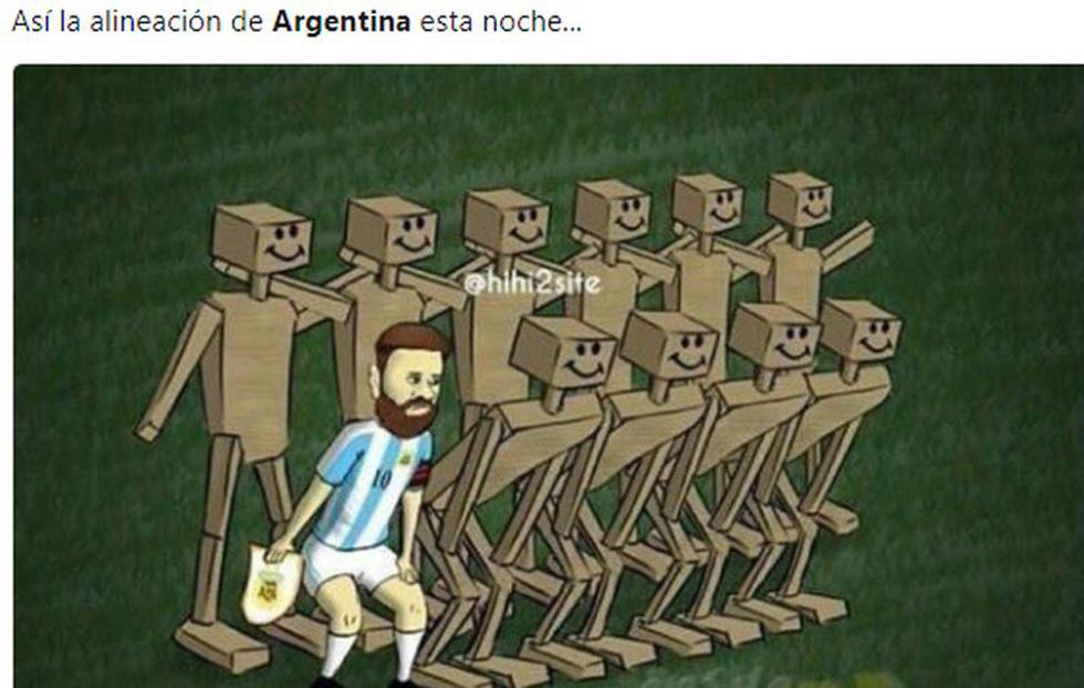 Los mejores memes del partido entre Venezuela y Argentina